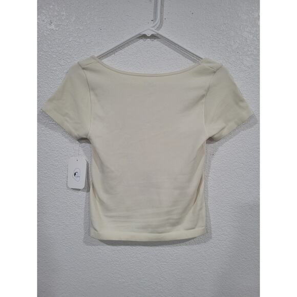 Elodie‎ Women's Cream Scoop Neck Size M/L #14 - Picture 2 of 3